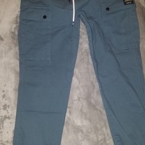 NWT WE SC Teal cargo joggers